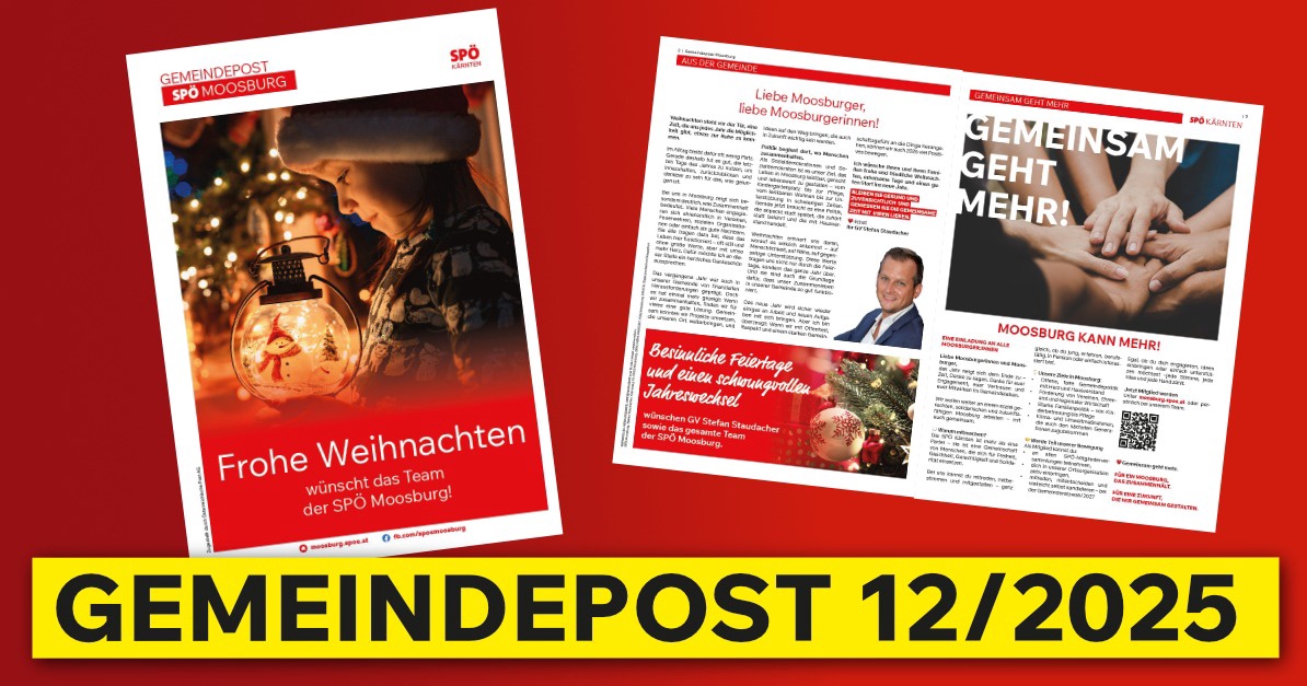 Gemeindepost Dezember 2025 Moosburg
